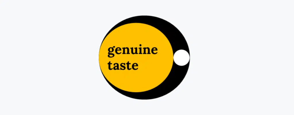 Genuine taste logo